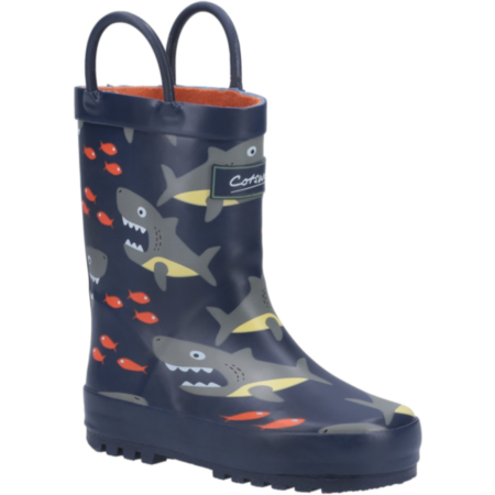 Cotswold Puddle Waterproof Pull On Boot Size 7 Shark