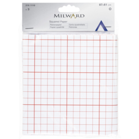Milward Dressmakers Squared Tracing Paper (3 Sheets) - 87 x 61cm
