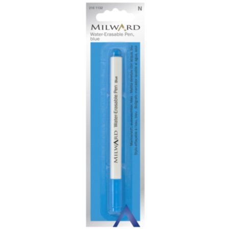 Milward Fabric Marker Water-Erasable Pen - Blue (1 Piece)