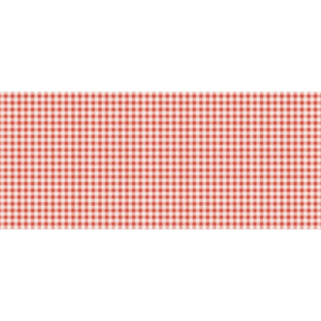 Lambroflax 54" Fabric - Small Gingham Red