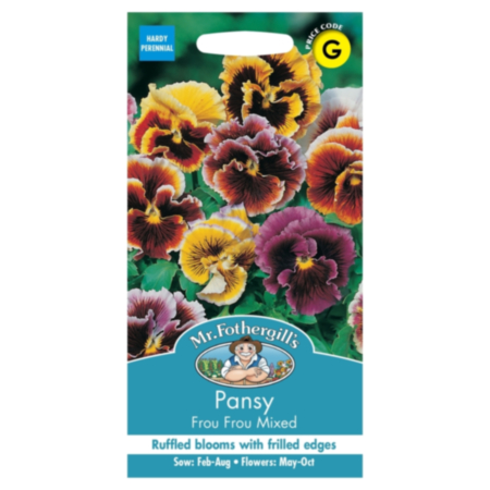 Pansy Frou Frou Mixed Seeds