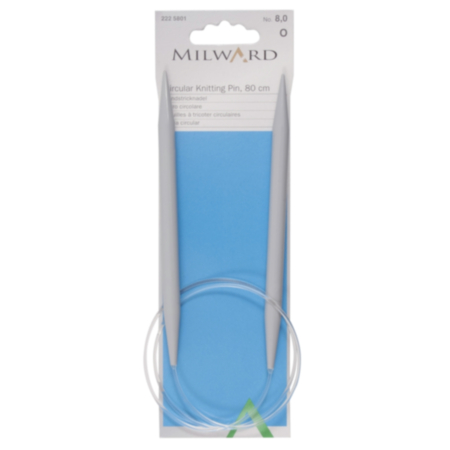 Milward Circular Fixed Knitting Pins - 80cm x 8.00mm
