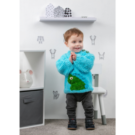 James C Brett | JB834 Childrens Jumper Flutterby Chunky Knit Pattern
