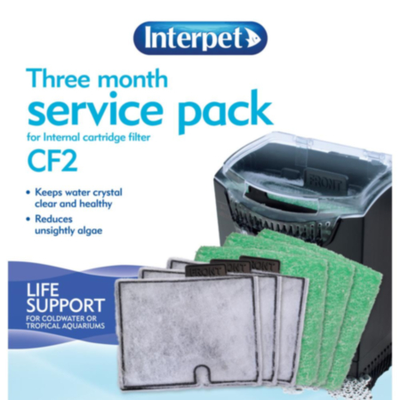Interpet Internal Cartridge Filter CF2 - Three Month Service Kit