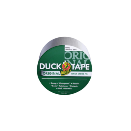Duck Tape Original 50mm x 25m White