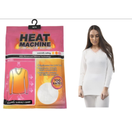 Ladies 1pk Heat Machine Long Sleeve Shirt