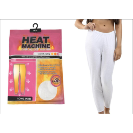Ladies 1pk Heat Machine Long Jane