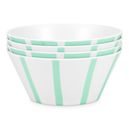 Bayside Thurlestone Bowls - Mint & Ivory (Set of 4)