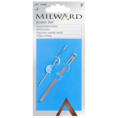 Milward Hand Sewing Needles | Bodkin Set - Silver (2 Pieces)
