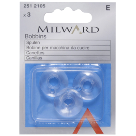 Milward Singer Class 66K Plastic Bobbins (3 Pieces)