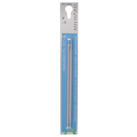 Milward Straight Cable-Stitch Pins - 12.7cm (2 Pieces)