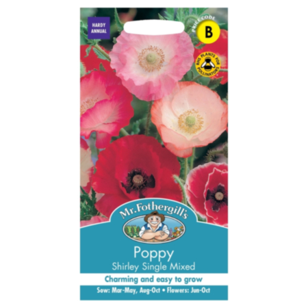 Poppy Shirley Single Mixed Seeds