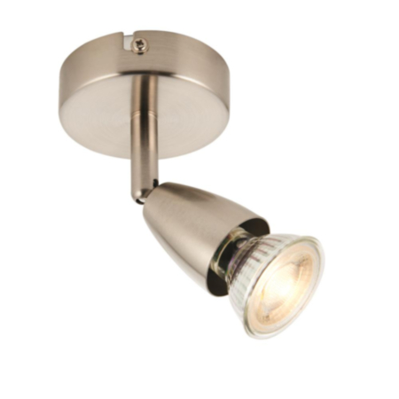 Saxby Amalfi 1 Spotlight Satin Nickel 35W
