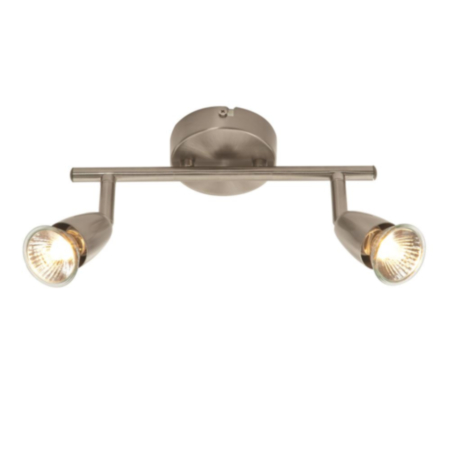 Saxby Amalfi 2 Spotlight Satin Nickel 35W