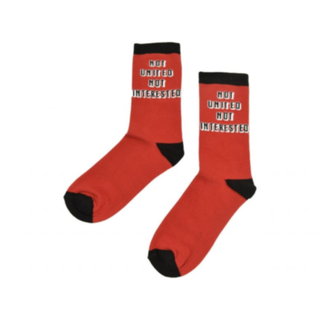 Manchester United Slogan Adult Socks (8 to 11)