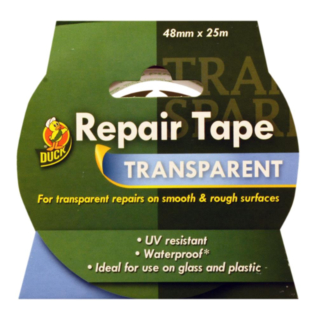 Duck Exterior Transparent Repair Tape 48mm x 25m