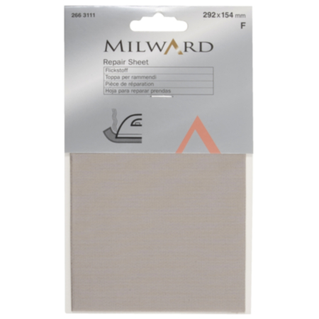 Milward Iron-on Repair Sheet - 292 x 154mm (Beige)