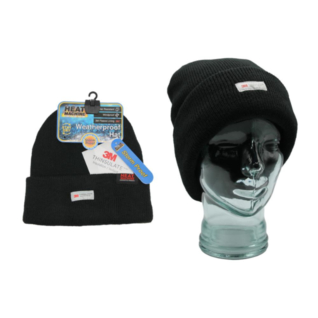 Mens 1pk HM Weatherproof Thinsulate Turn-Up Hat