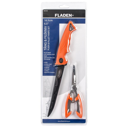 Fladen 6.5in Fillet Knife And Pliers Set