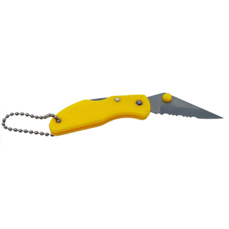 Fission Folding Bait Pen Knife With 5cm Blade & Bead Chain