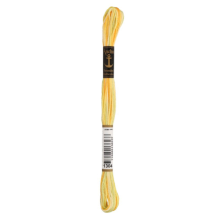 Anchor Stranded Cotton Multi-colour Skein (8m) | 2H4615\1304 - Yellow & Green