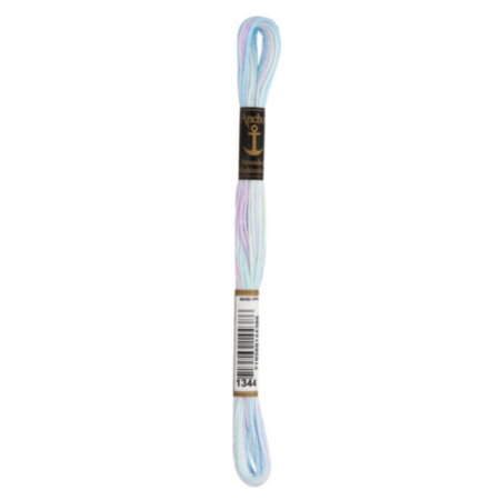 Anchor Stranded Cotton Multi-colour Skein (8m) | 2H4615\1344 - Light Blue & Purple (Mixed)