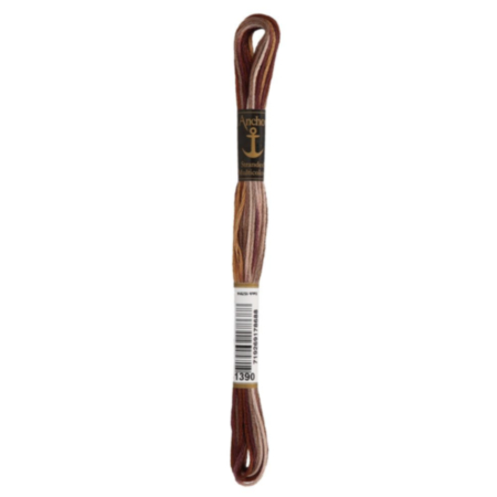 Anchor Stranded Cotton Multi-colour Skein (8m) | 2H4615\1390 - Light Brown & Dark Brown