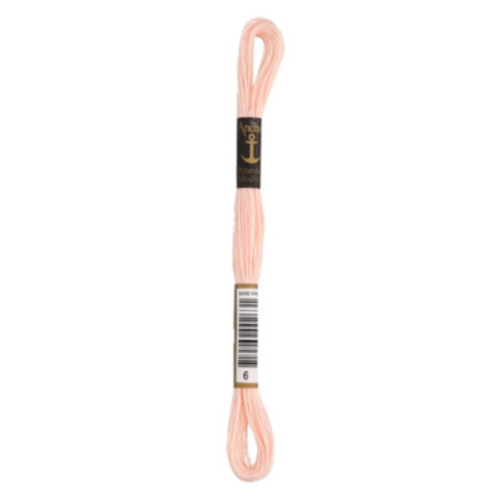 Anchor Stranded Cotton Skein (8m) | 2H4635\0006 - Light Pink
