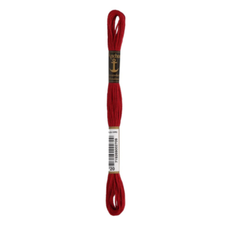 Anchor Stranded Cotton Skein (8m) | 2H4635\0020 - Dark Red