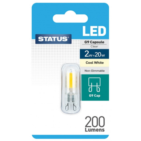 Status 20w LED G9 Cool White Bulb