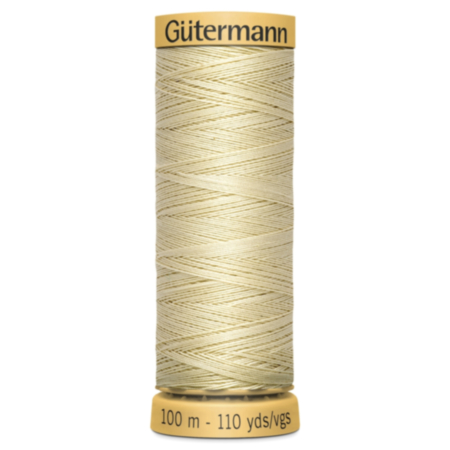 Gutermann Natural Cotton Thread (100m) | 2T100C\0828 - Cream 