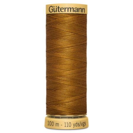 Gutermann Natural Cotton Thread (100m) | 2T100C\1444 - Gold 