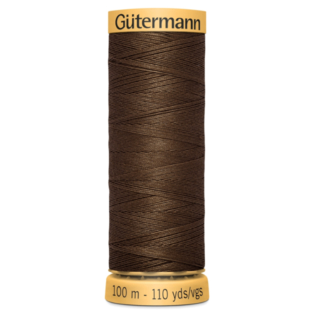 Gutermann Natural Cotton Thread (100m) | 2T100C\1523 - Brown 