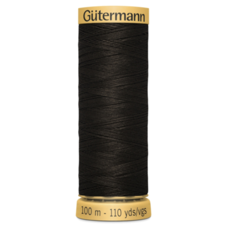 Gutermann Natural Cotton Thread (100m) | 2T100C\1712 - Dark Brown 