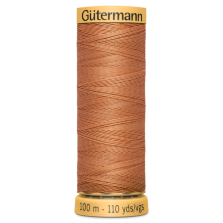 Gutermann Natural Cotton Thread (100m) | 2T100C\2045 - Rust/Brown