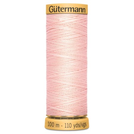 Gutermann Natural Cotton Thread (100m) | 2T100C\2228 - Light Pink