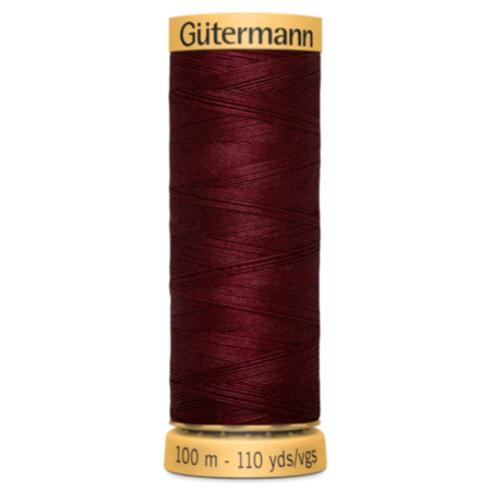 Gutermann Natural Cotton Thread (100m) | 2T100C\2833 - Burgundy