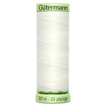 Gutermann Top Stitch Thread (30m) | 2T30\111 - Ivory 