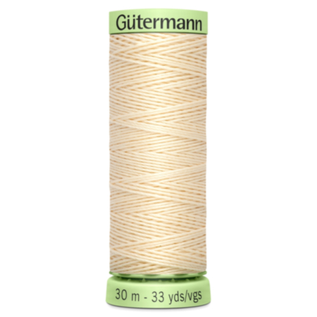 Gutermann Top Stitch Thread (30m) | 2T30\414 - Cream 