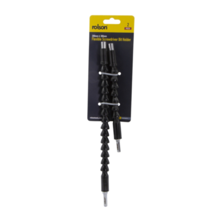 Rolson 200 & 300mm ¼" Dr. Flexi Screwdriver Bit Holder
