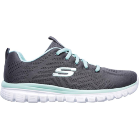 Skechers Graceful Get Connected Sports Shoe Size 8 Charcoal