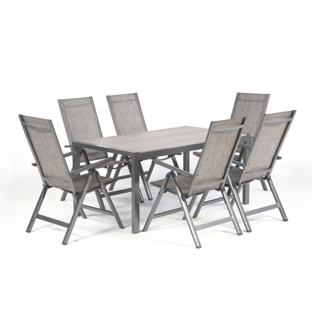 Adrano 160cm 6 Seat Polywood