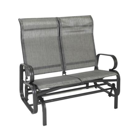 SunTime Adrano Rocking Double Glider Seat - Grey