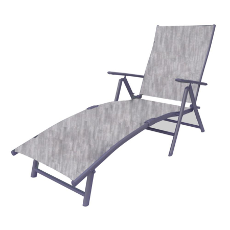 SunTime Adrano Aluminium Sunlounger