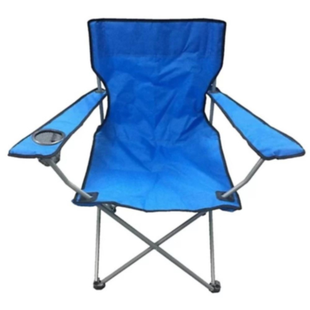 Captains Chair With Cup Holder - Blue