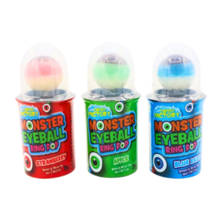 Monster Eyeball Ring Pop (Assorted)
