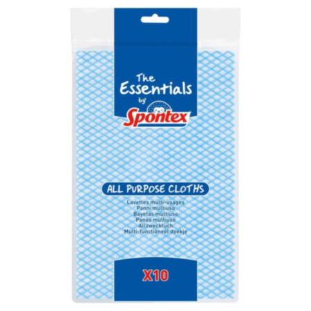 Spontex 10 All Purpose Cloths