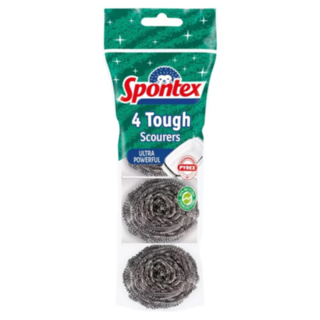 Spontex 4 Tough Scourers