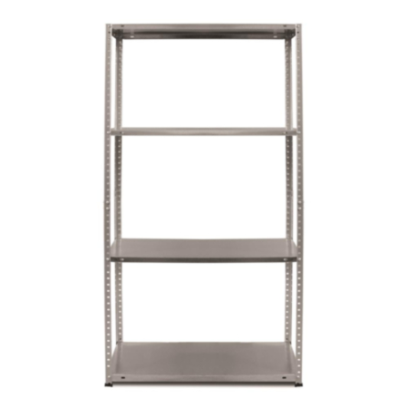 RB Boss Bolted 4x  Tier Shelving Unit - 1450 x 750 x 300mm Galvanised