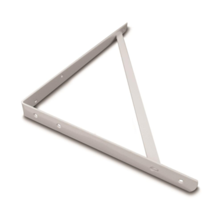 Industrial Shelf Bracket - 395 x 270mm - White